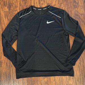 Nike Black Long Sleeve Performance Tee